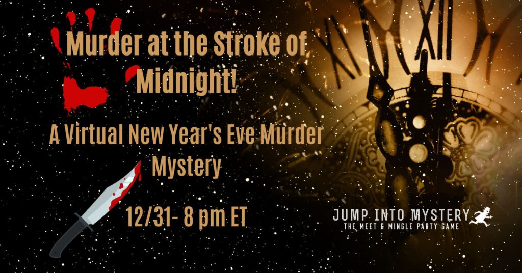 virtual new year's eve murder mystery, new years eve in virginia